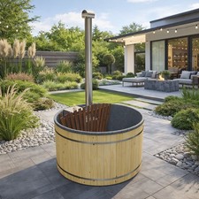 Hottub Badefass mit Holzofen