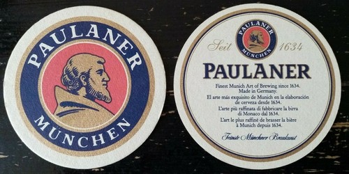 Bierdeckel münchen paulaner - bierdeckel,