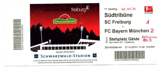 Ticket freiburg bayern - freiburg,
