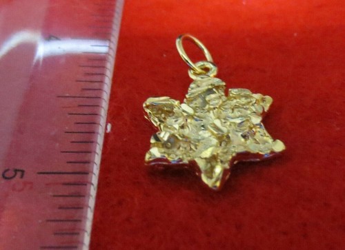 14kt vergoldeter davidstern - 14kt,