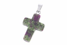 Rubin zoisit kreuz schmuck - rubin,