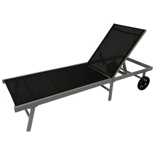 Gartenliege 200cm aluminium - 200cm,