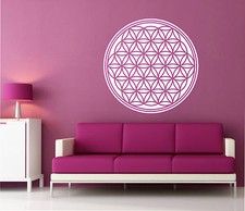 Wandtattoo blume des lebens - wandtattoo,