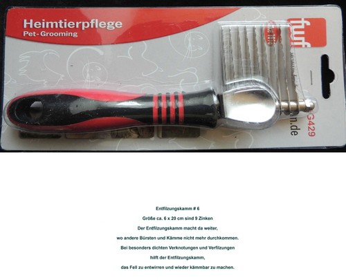 Entfilzungskamm für - 1,