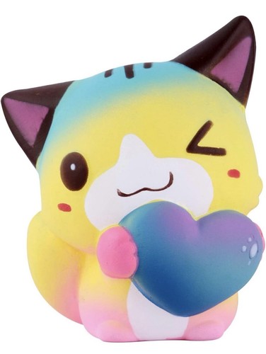 Squishy katze herz stressball - herz,