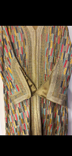 Damen kaftan lang - damen, v-ausschnitt
