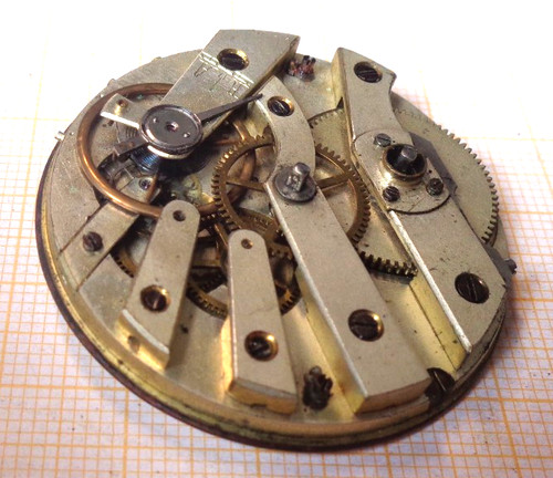 Antikes taschenuhrwerk - antikes,