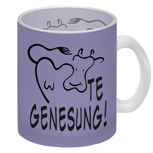 Kuhte genesung glas tasse - tasse, mit