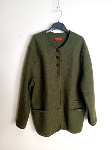 Tiroler jacke schurwolle grün - jacke,