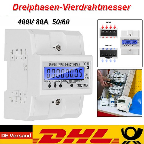 Drehstromzähler geeicht für