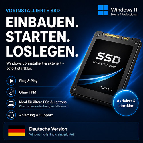 Ssd festplatte mit windows - festplatte, 11