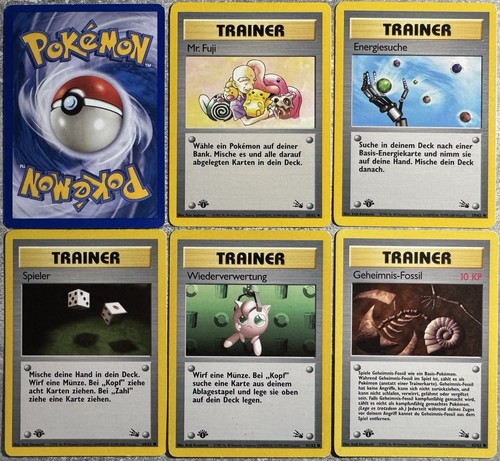 Pokémon fossil 5x - pokémon, (2000):