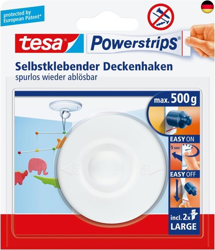 Tesa powerstrips deckenhaken - tesa,