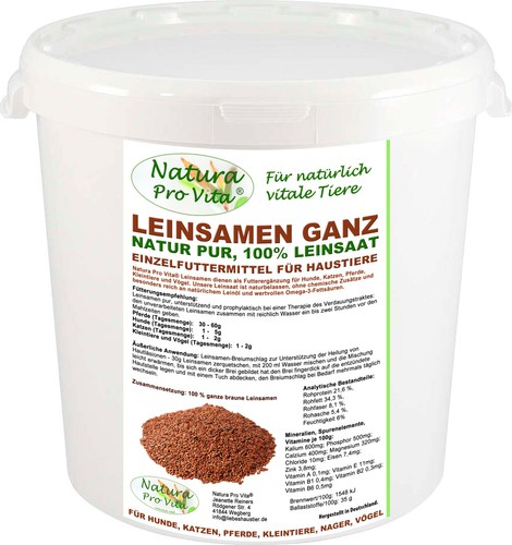 Leinsamen katze gut für magen - leinsamen,