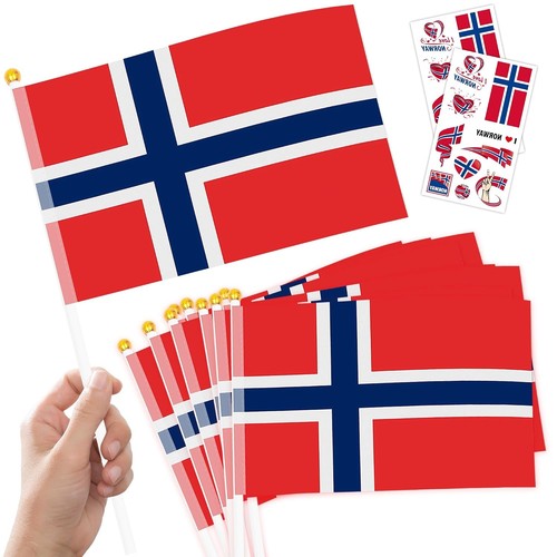 Norwegen mini flaggen stk - flaggen, 10