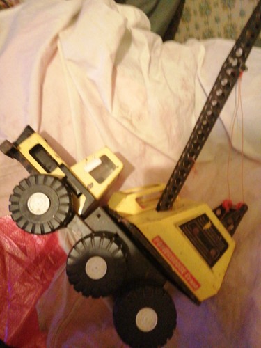 Vintage grosser kran - vintage,