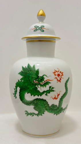 Meissen porzellan deckelvase - meissen,