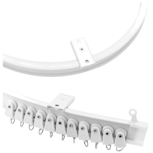 Vorhangschiene gebogen - , 3m