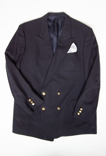 Burberry vintage wool - vintage, marine
