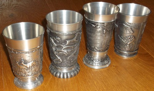 Aus sammlung zinn becher - aus,