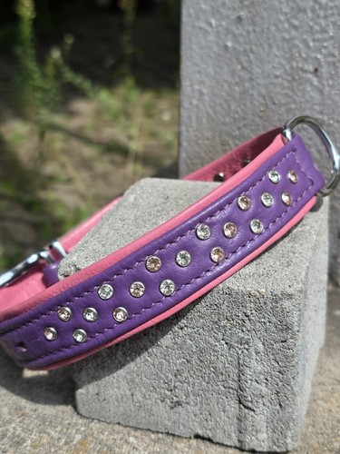 Hundehalsband 55cm leder - 55cm,