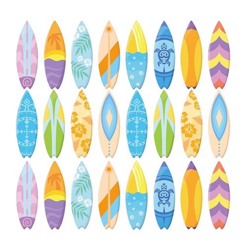 120pcs tropical surfboard - 120pcs,