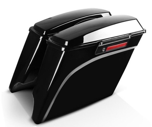 Gestreckte harte satteltaschen - gestreckte,
