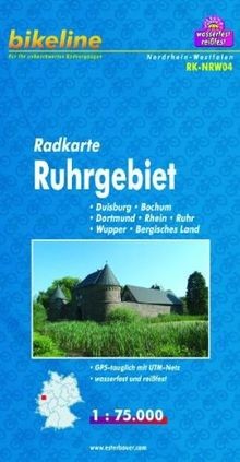 Bikeline radkarte ruhrgebiet - radkarte,