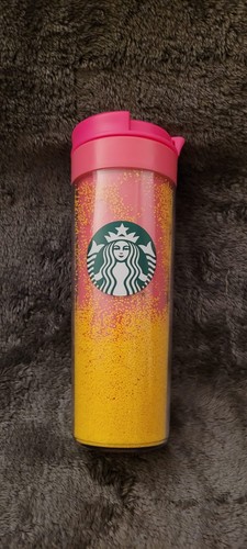 Starbucks tumbler pink - tumbler, gelb