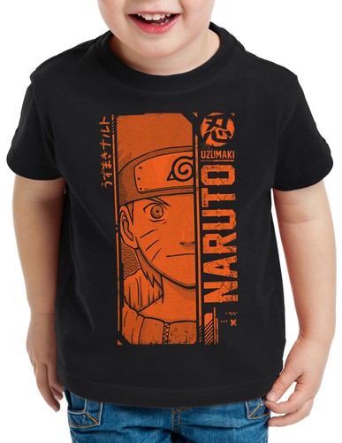 Uzumaki orange kinder shirt - orange,