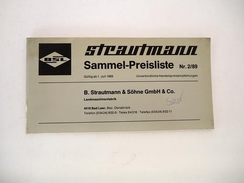 Original preisliste bsl - original,