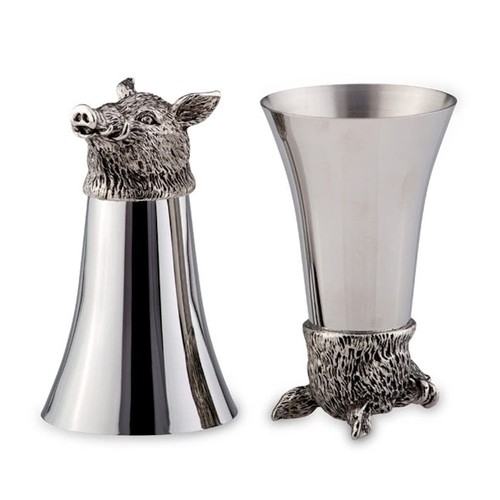 Edelstahl becher wildschwein - edelstahl,