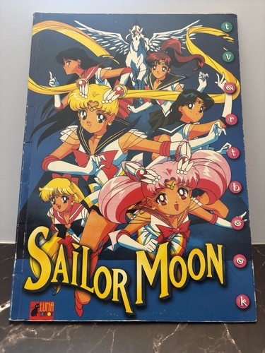 Sailor moon artbook luna - moon, tv-artbook