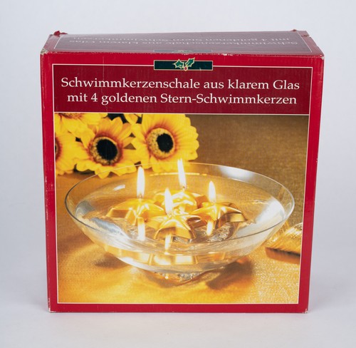 Schwimmkerzenschale aus klarem