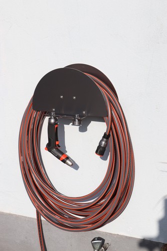 Edelstahl wandschlauchhalter - edelstahl,