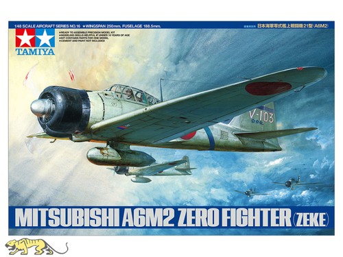 Tamiya 61016 mitsubish a6m2 - tamiya,