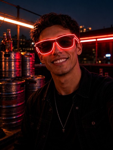 Led leuchtbrille neon brille - neon,