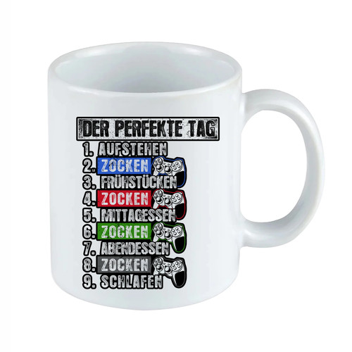 Der perfekte tag tasse gamer - perfekte,
