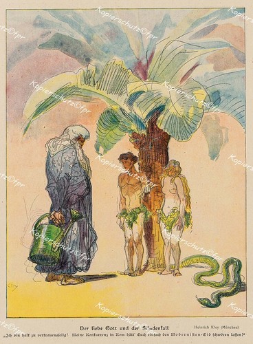 Heinrich kley gott adam eva - kley,