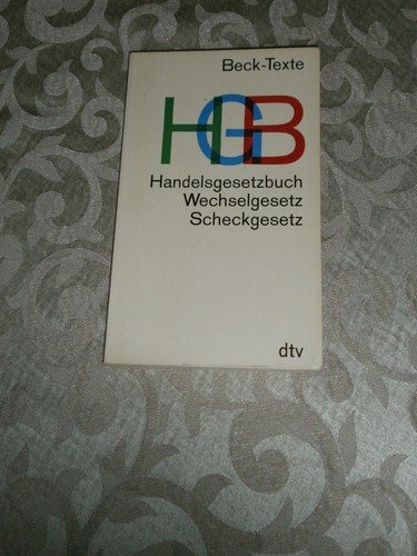 Handelsgesetzbuch hgb - hgb,