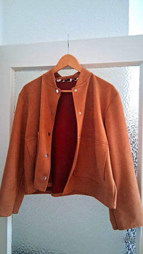 Damen jacke wildlederoptik - damen,