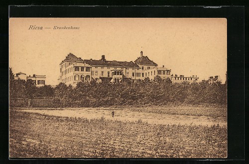 Ansichtskarte riesa blick - ansichtskarte,