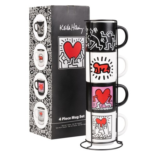 Keith haring teiliges - haring, 4-teiliges