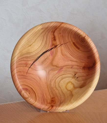Schale aus zwetschgen holz - aus, zwetschgen-holz