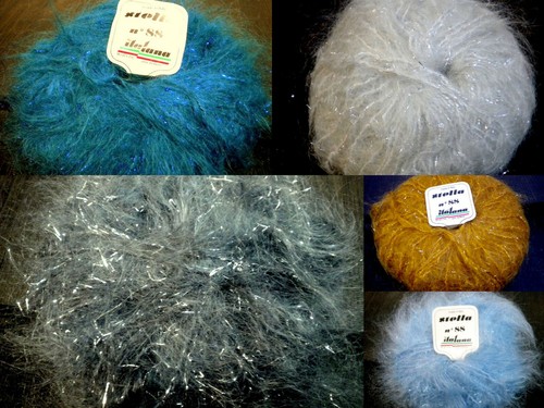 Mohair effektgarn - mohair-,