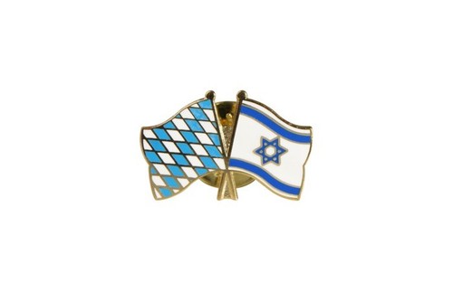 Bayern israel flaggen pin - -,