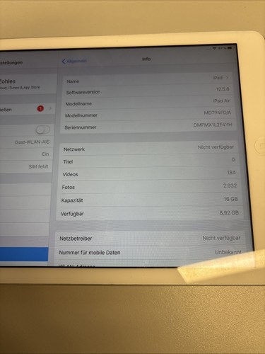 Apple ipad air gen - 1., gen.