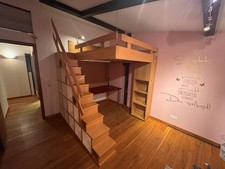 Hochbett mit schreibtisch und - hochbett,