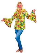 Hippie Bluse Oberteil Flower