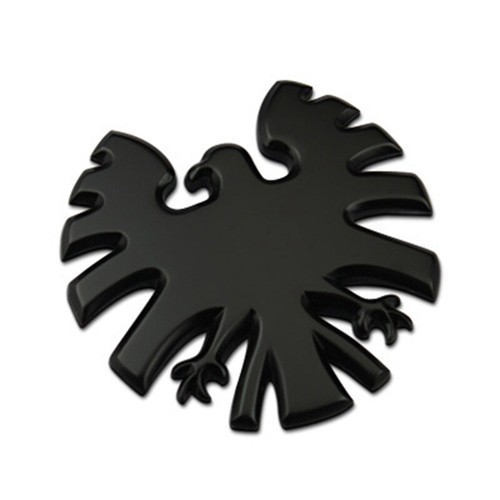 Schwarz adler auto emblem - schwarz, 3d